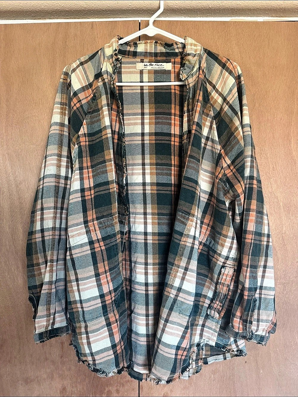 We The Free Summer Daydream Flannel Button Down Shirt Size Small